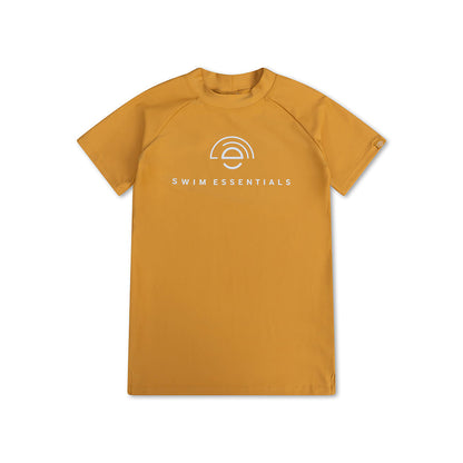 Swimming T-Shirt - Short Sleeve - Yellow - Solid Colors