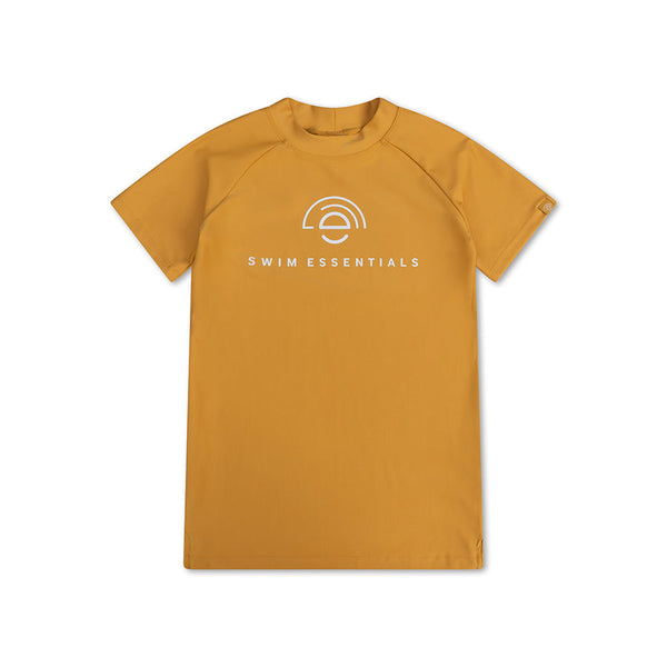 Swimming T-Shirt - Short Sleeve - Yellow - Solid Colors
