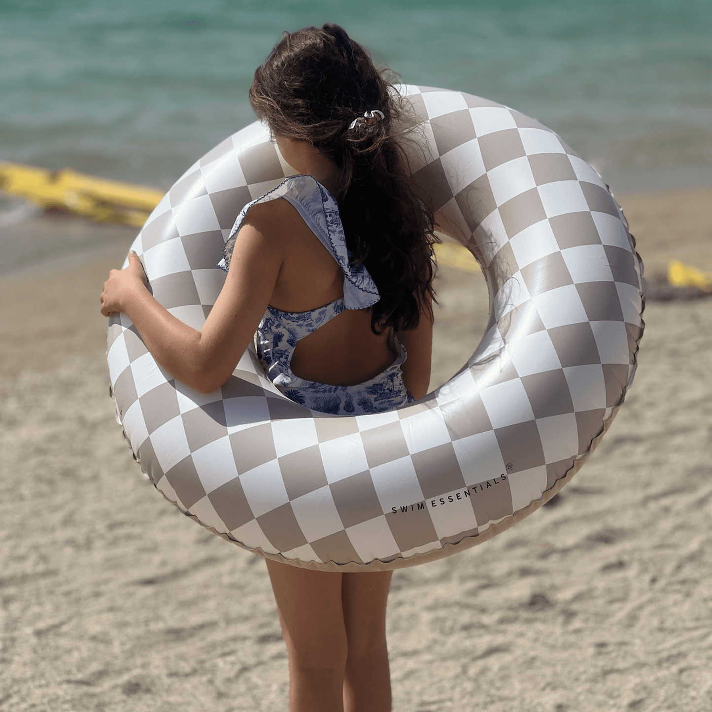 Swim Ring - Beige - Checkmate