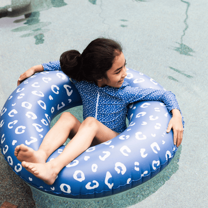 Swim Ring - Blue - Leopard - Ø 90 cm