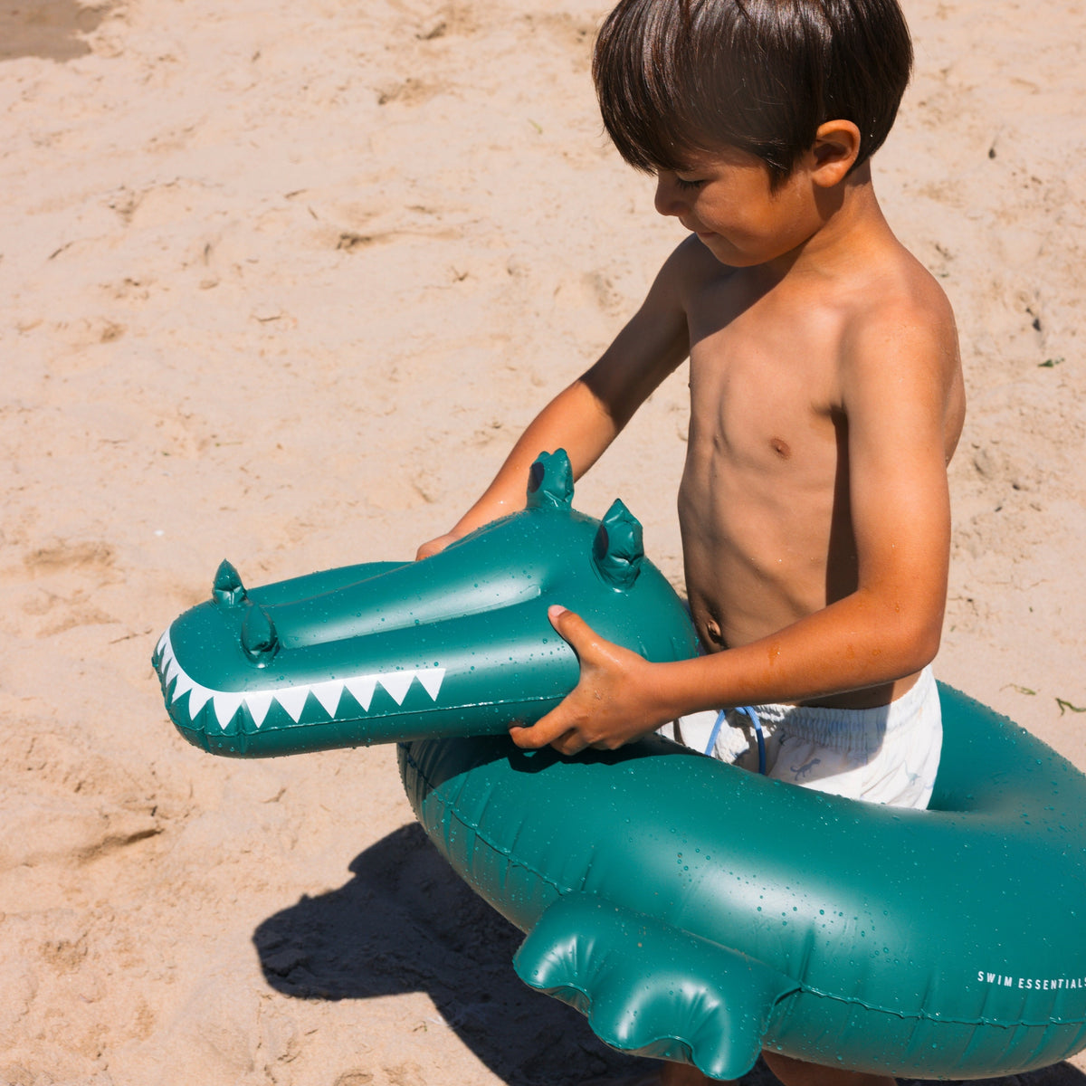Crocodile Swim Ring - Green - Dreamscape - Ø 65 cm