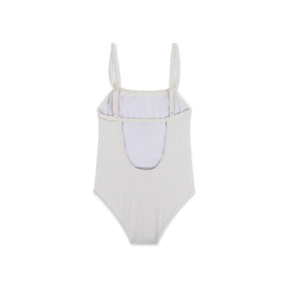 Girls Swimsuit - White - White Pearl