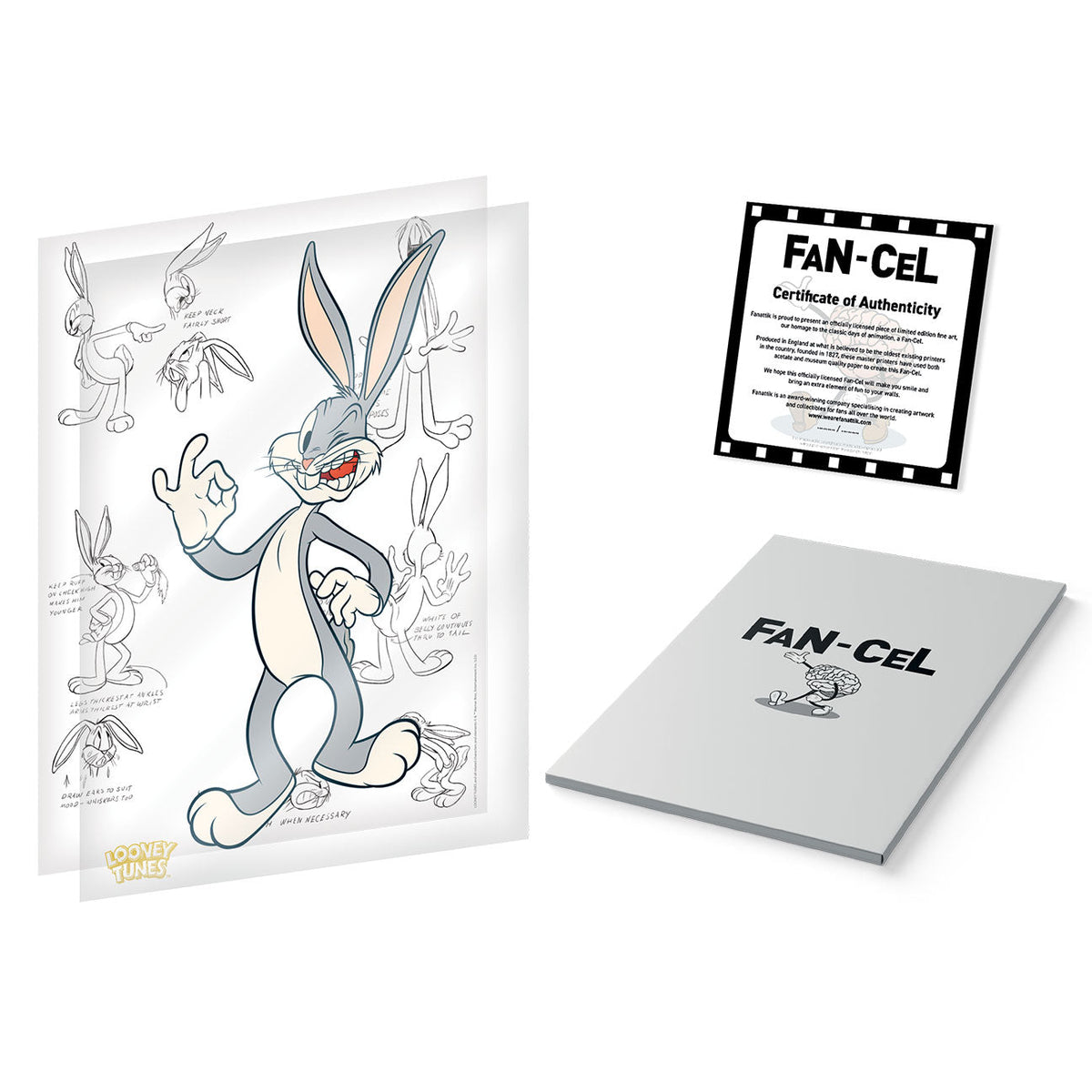 Looney Tunes - Bugs Bunny Cel Fan - Collector's Item