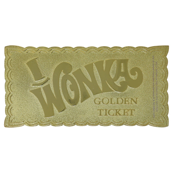 Ticket collector Willy Wonka - Golden
