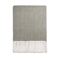 Plaid Ayla vert mousse - 125 x 150 cm