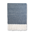 Plaid Ayla bleu marine - 125 x 150 cm