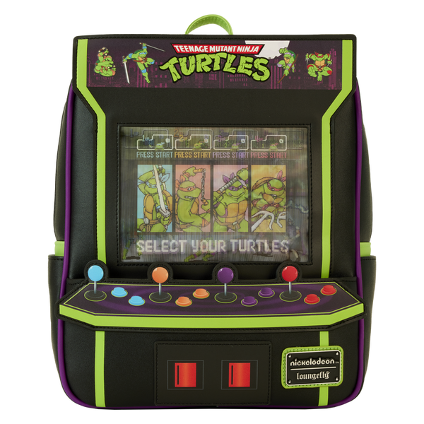 Teenage Mutant Ninja Turtles mini-rugzak - Vintage lenticulaire arcade