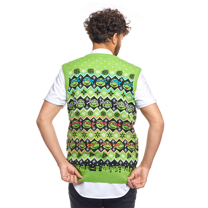 Teenage Mutant Ninja Turtles Knitted Christmas Tank Top