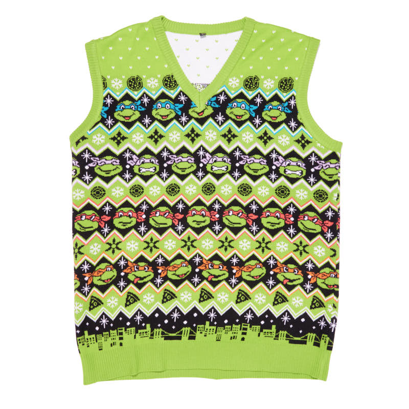 Teenage Mutant Ninja Turtles Knitted Christmas Tank Top