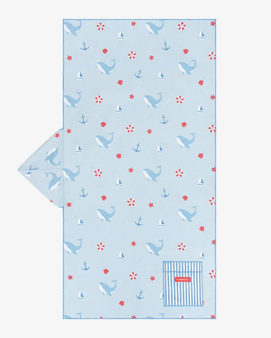 Microfiber hooded kids' towel – MARIN