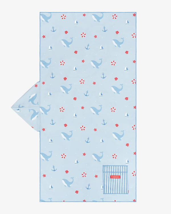 Microfiber hooded kids' towel – MARIN