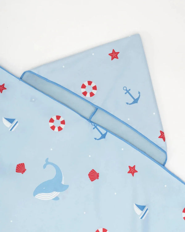 Microfiber hooded kids' towel – MARIN