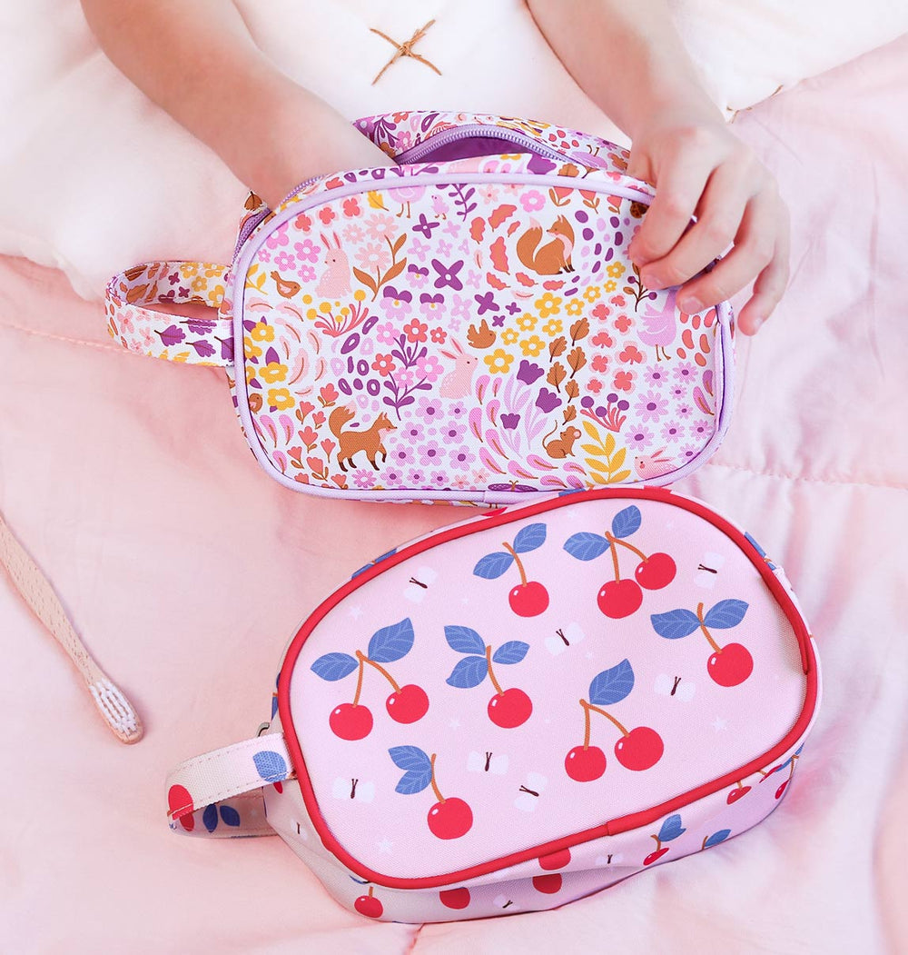 Trousse de toilette enfant - Jardin fleuri