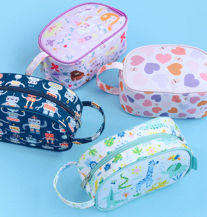 Trousse de toilette enfant - Cœurs – vue 7 – A Little Lovely Company