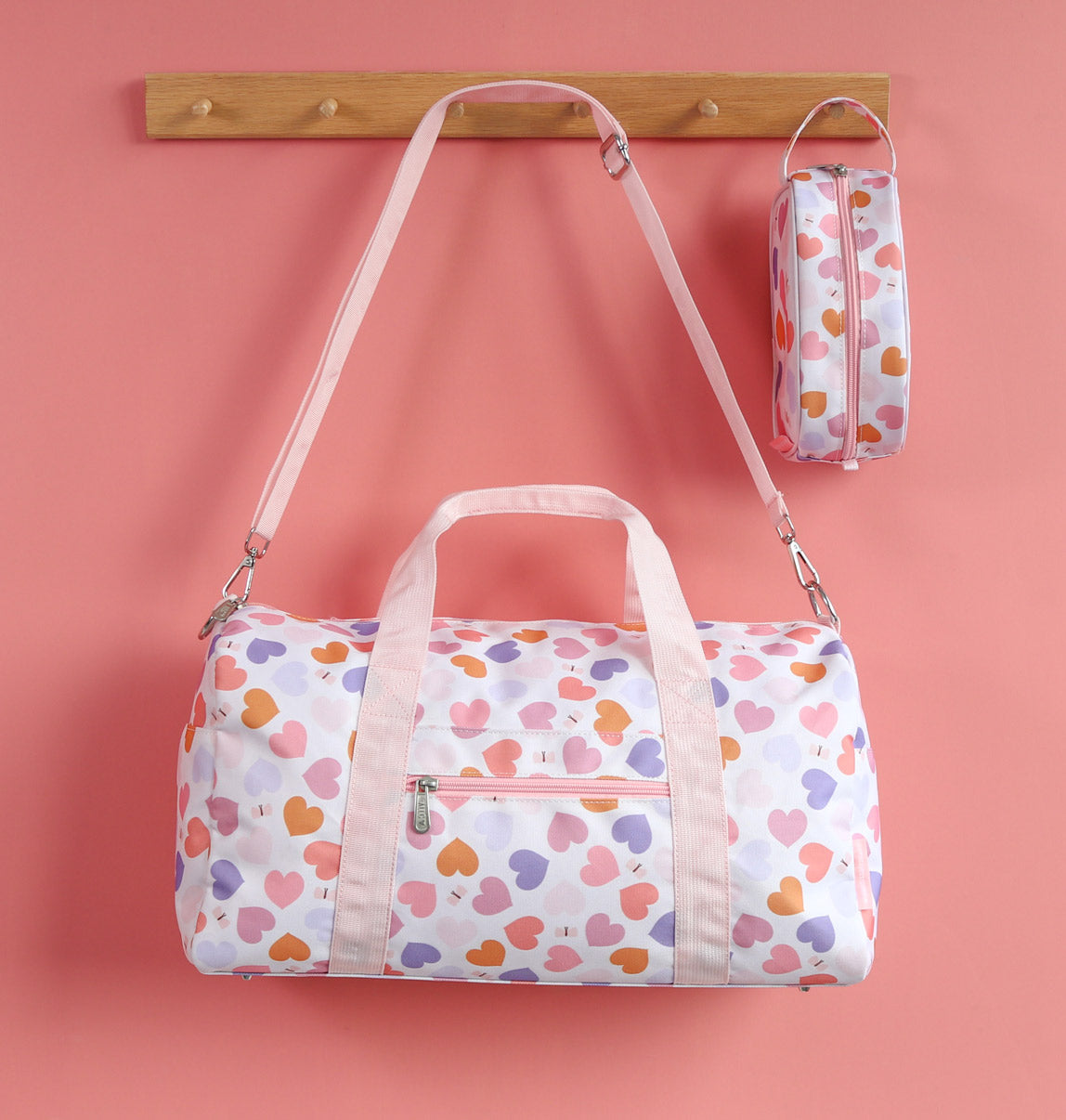 Trousse de toilette enfant - Cœurs – vue 3 – A Little Lovely Company
