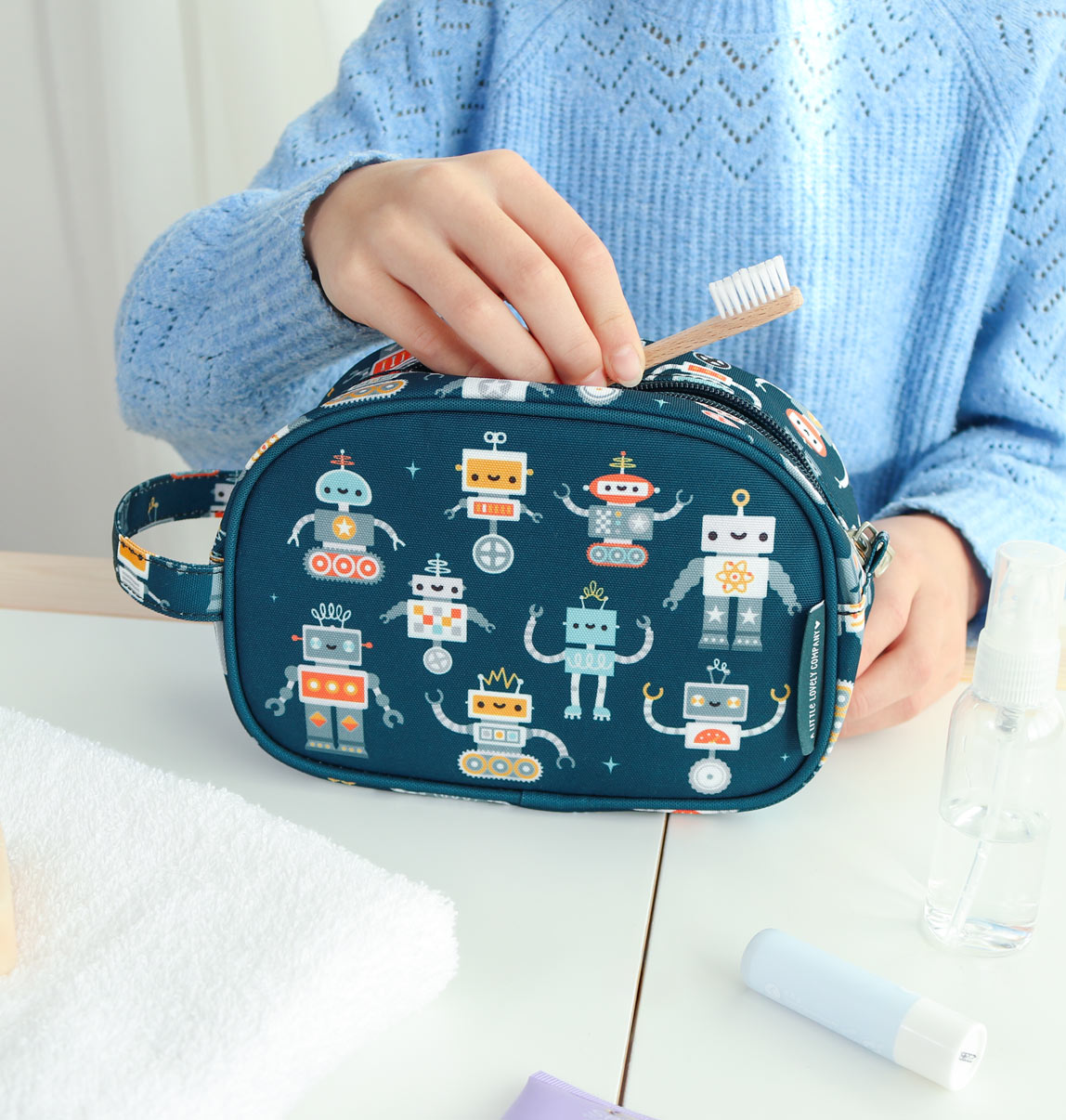 Trousse de toilette enfant - Robots