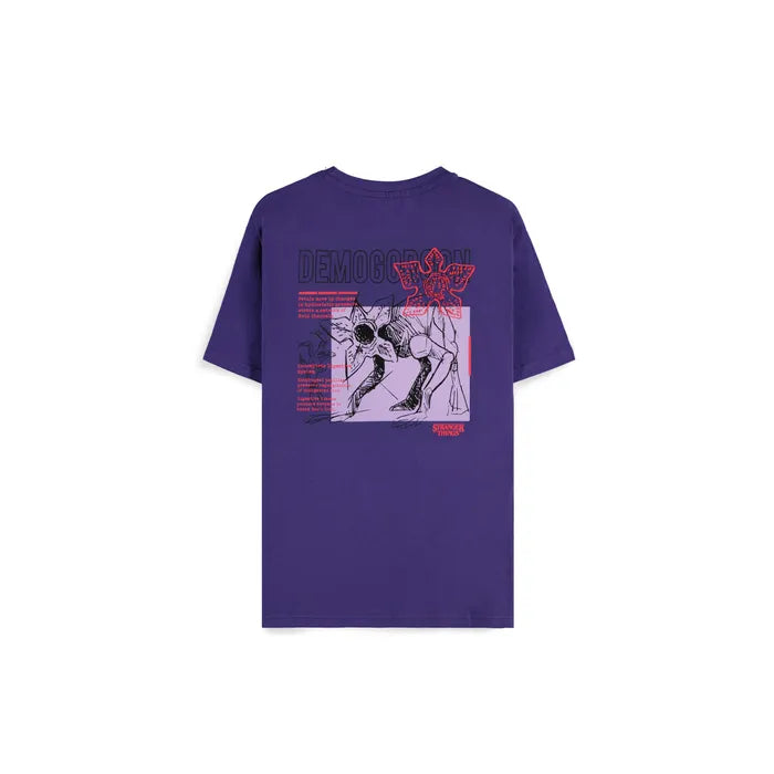 Stranger Things T-Shirt - Demogorgon Purple