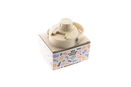 <tc>Stainless steel cap without straw</tc>