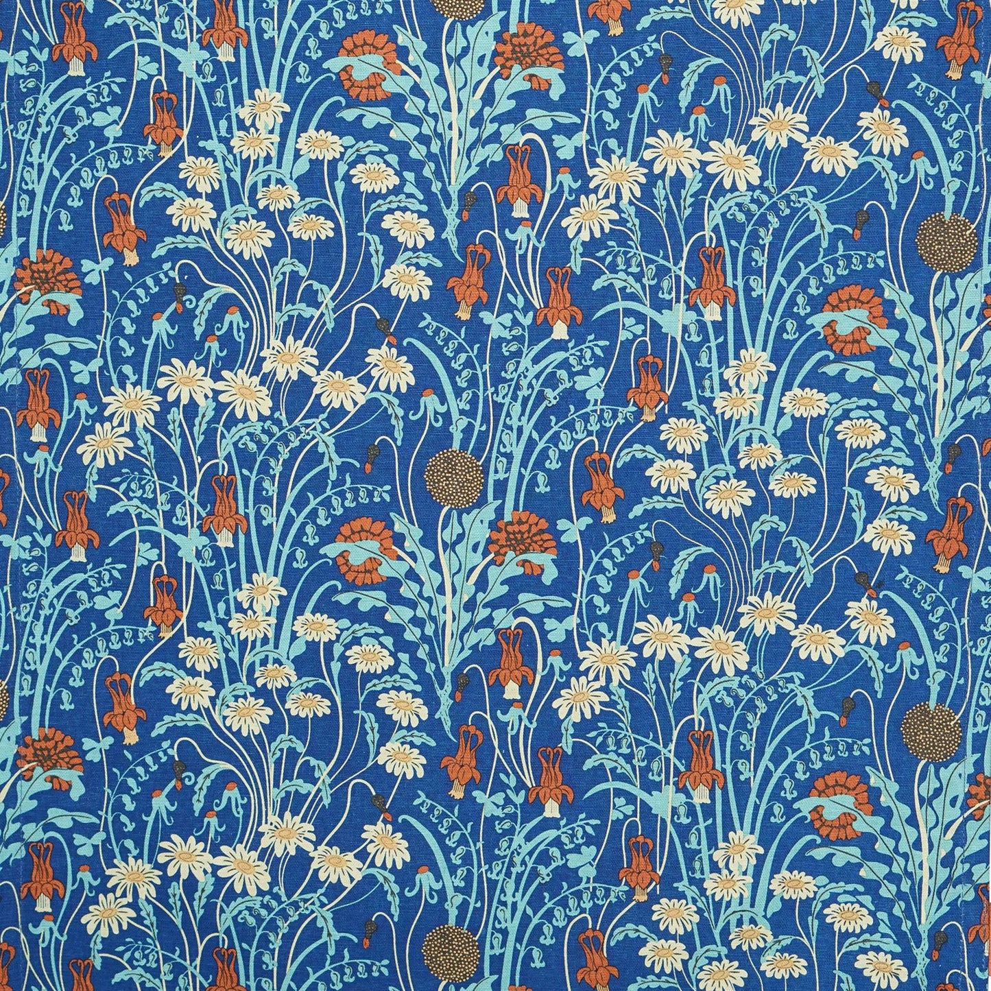 Torchon William Morris - en coton recyclé Fleurs des prés