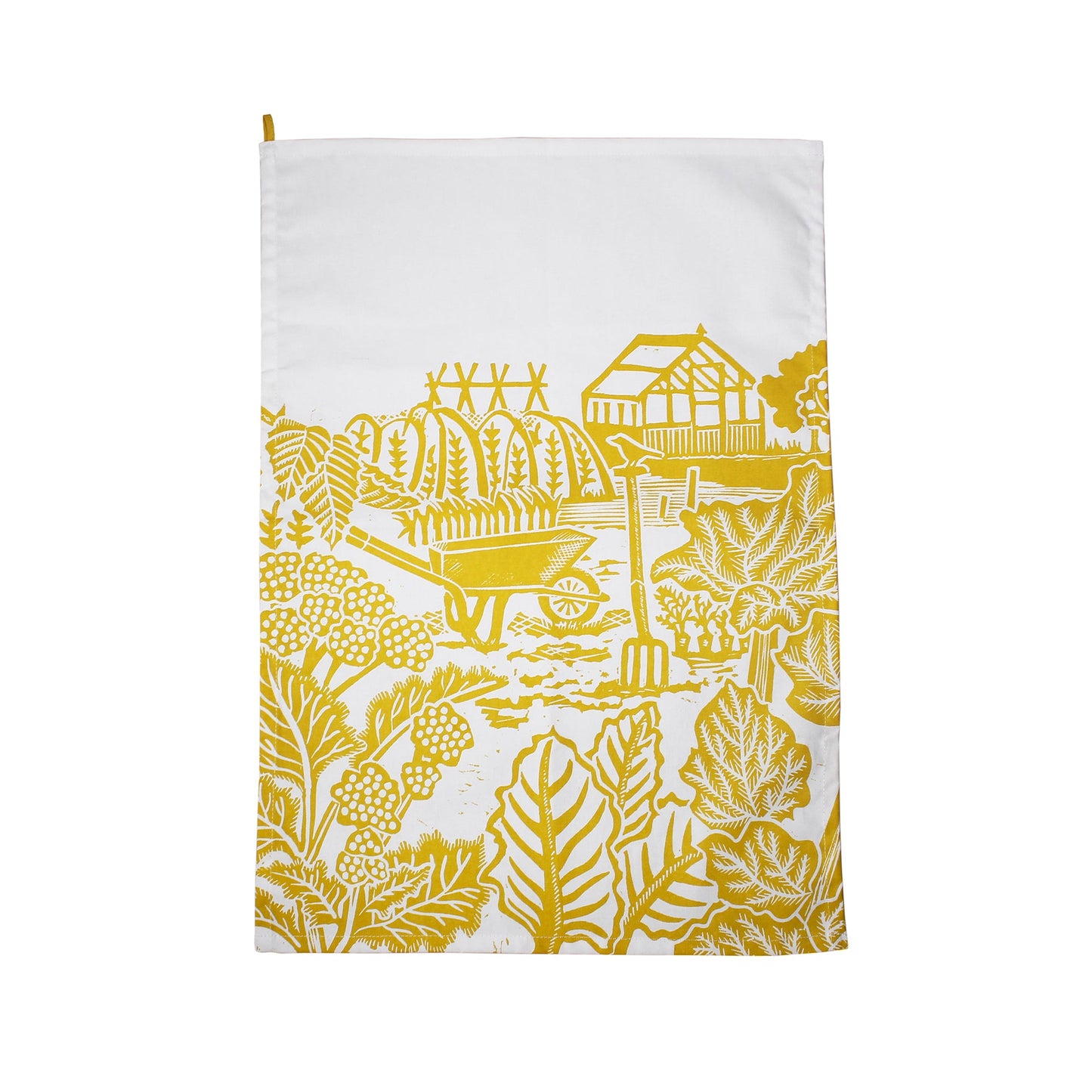 Tea Towel Kate Heiss Mustard