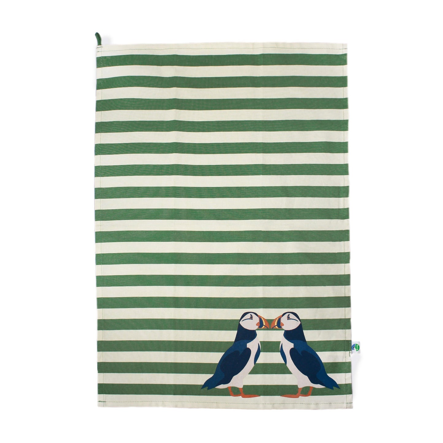 RSPB puffin tea towel