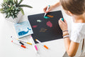 Tableau Noir Jaq Jaq Bird