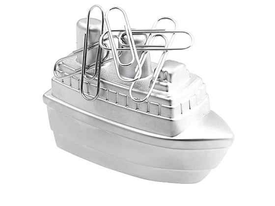 Taille Crayon et Aimant à trombones Bateau