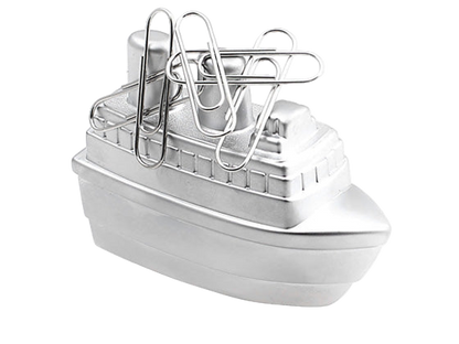Taille Crayon et Aimant à trombones Bateau