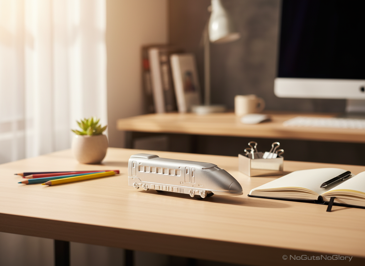 Taille Crayon et Aimant à trombones TGV