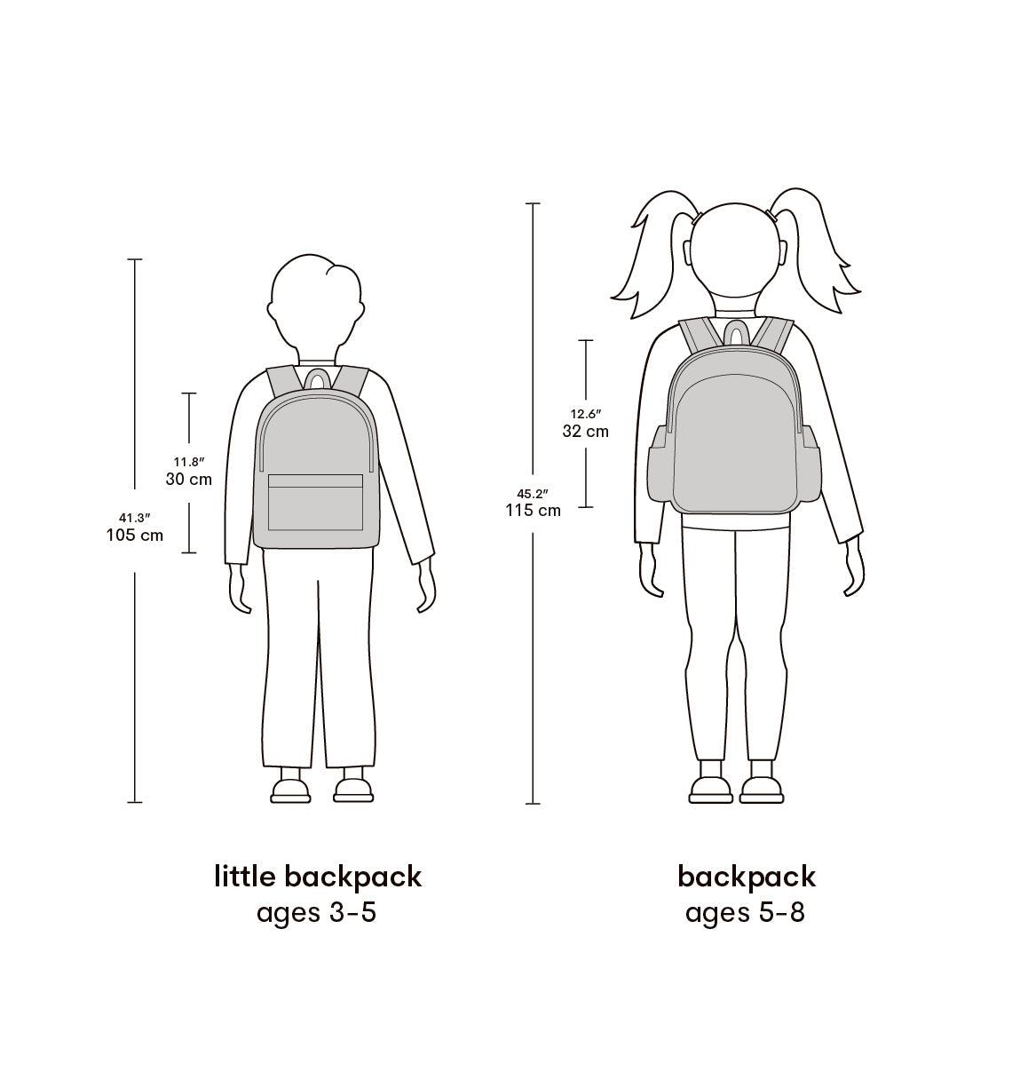 Petit sac à dos enfant - Dinosaures – vue 7 – A Little Lovely Company