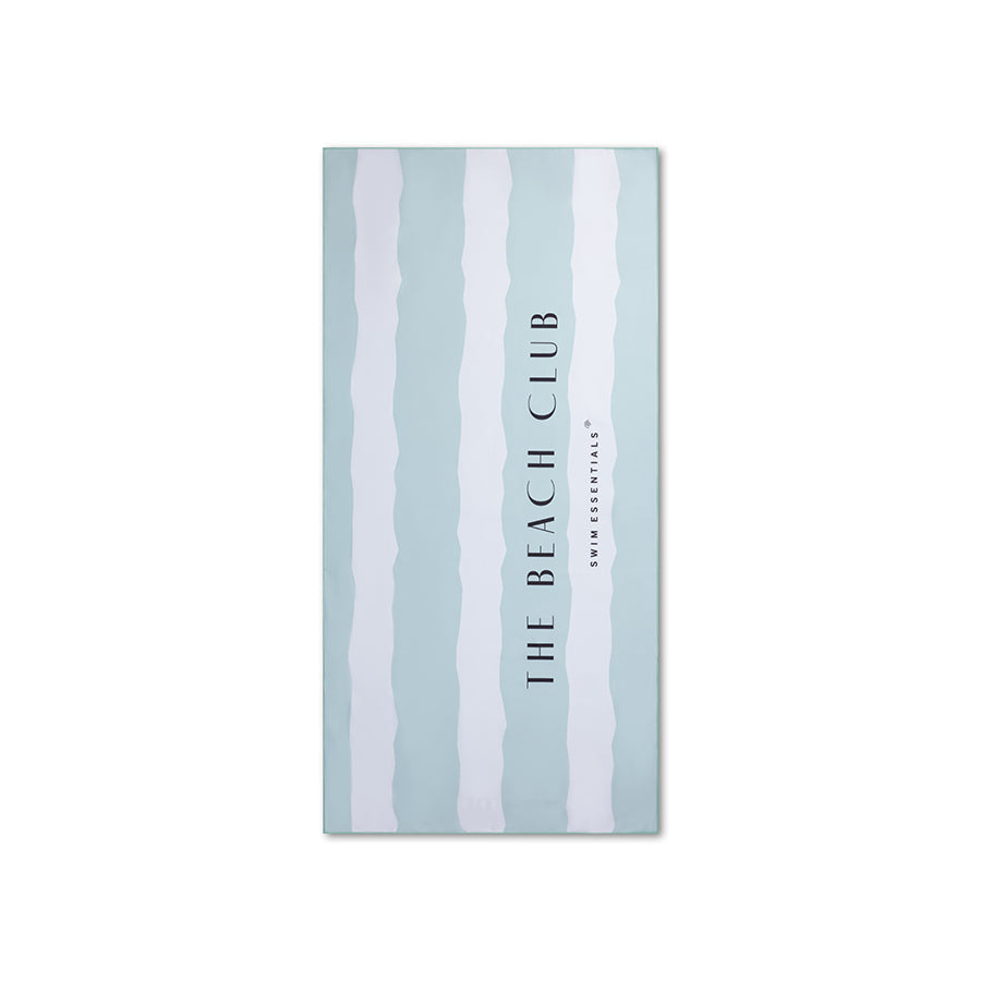 Microfiber Beach Towel - Green - The Beach Club 180 x 90 cm