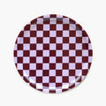 Grape CHECKER Round Serving Tray - 31 cm