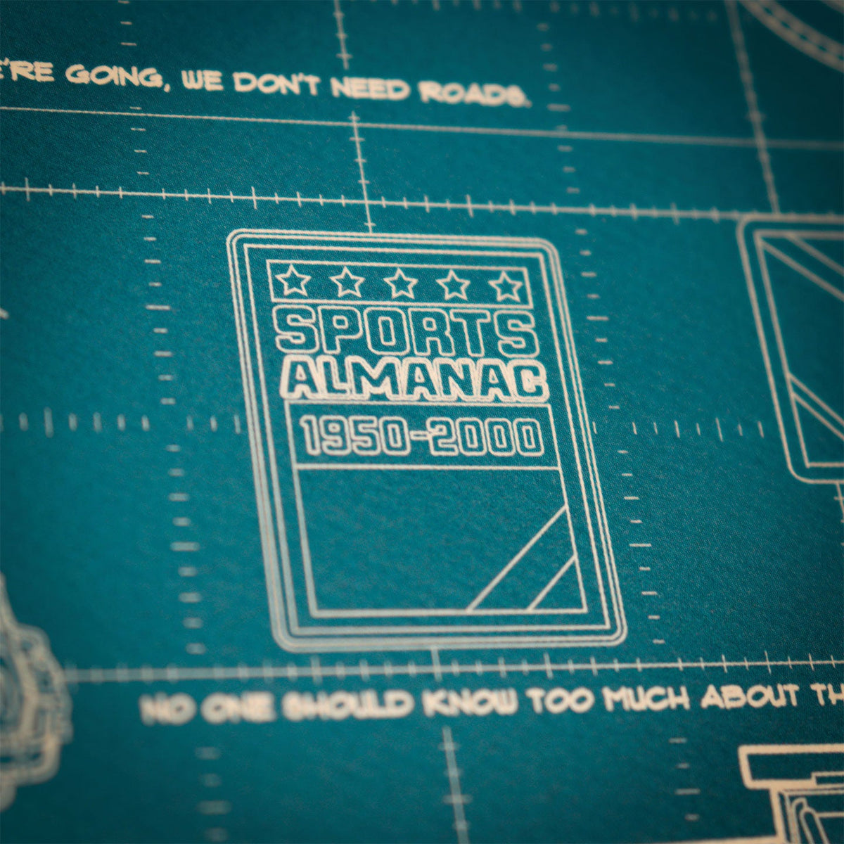 Back to the Future Collector's Poster - Time Machine Blueprint A3