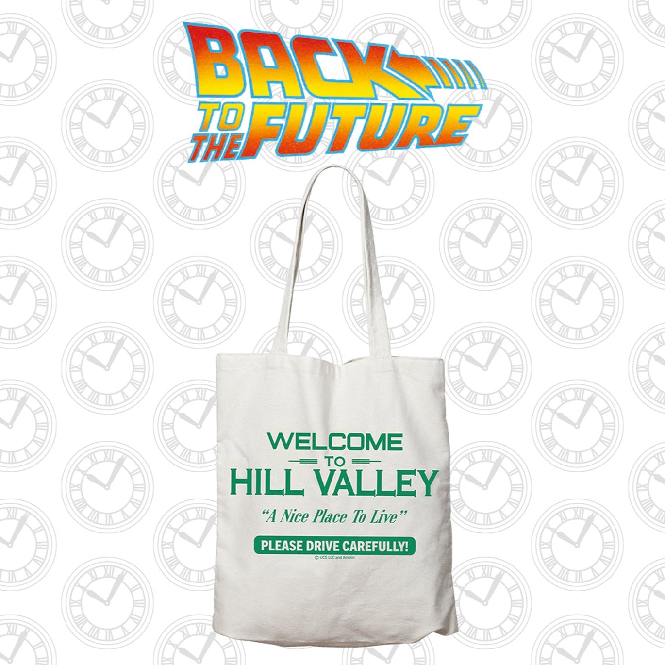 Back to the Future Tote Bag - Hill Valley 