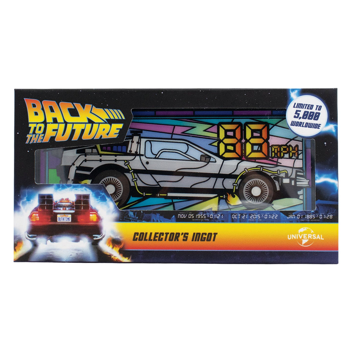 Back to the Future Ingot Collector - Stained Glass Style