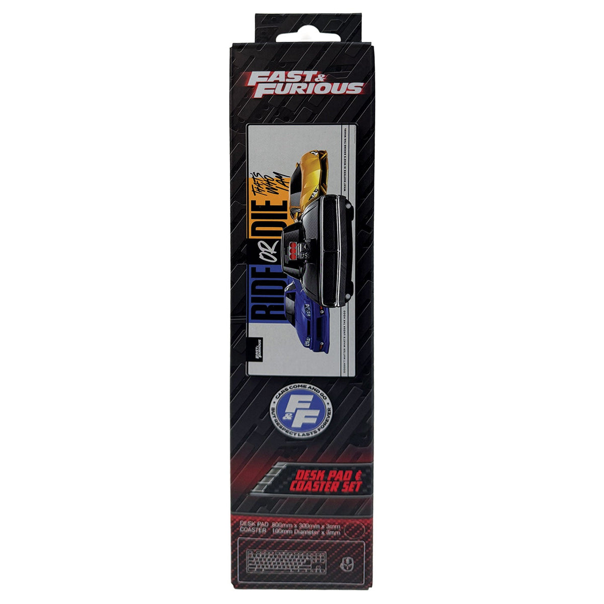 Fast & Furious ‘Ride or Die’ Desk Mat & Coaster Set