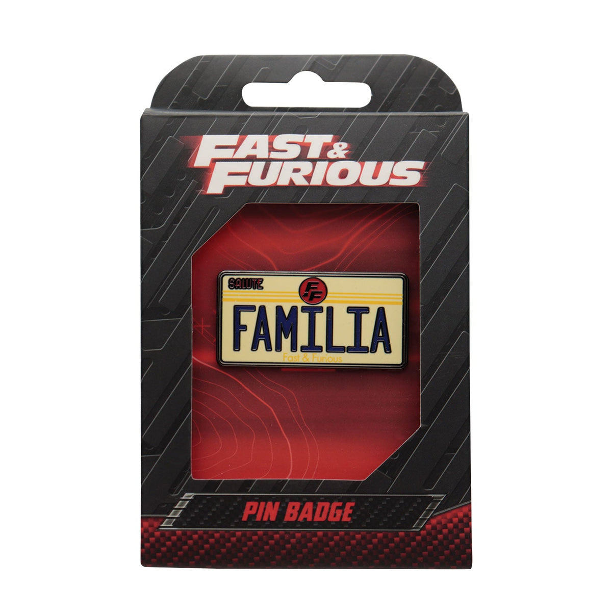 Fast & Furious Pin - Familia Plate