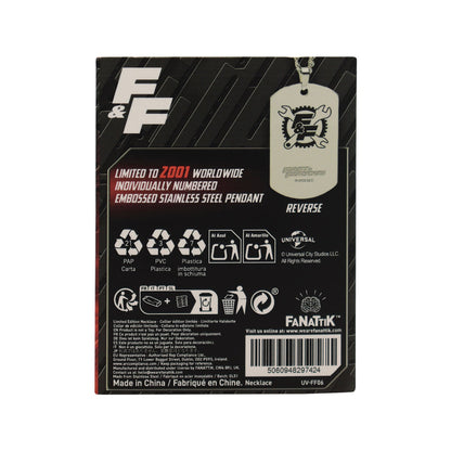 Objet collector Fast & Furious - Stainless Steel Dog TagBObjet collector Fast & Furious - Stainless Steel Dog TagiObjet collector Fast & Furious - Stainless Steel Dog TagjObjet collector Fast & Furious - Stainless Steel Dog TagoObjet collector Fast & Furious - Stainless Steel Dog TaguObjet collector Fast & Furious - Stainless Steel Dog Tag Objet collector Fast & Furious - Stainless Steel Dog TagcObjet collector Fast & Furious - Stainless Steel Dog TagoObjet collector Fast & Furious - Stainless Steel Dog Tag