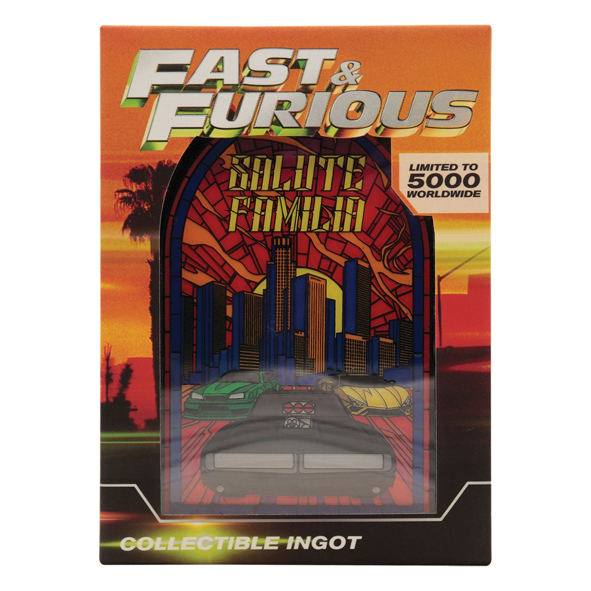 Fast & Furious Collector Ingot - Stained Glass Style Metal