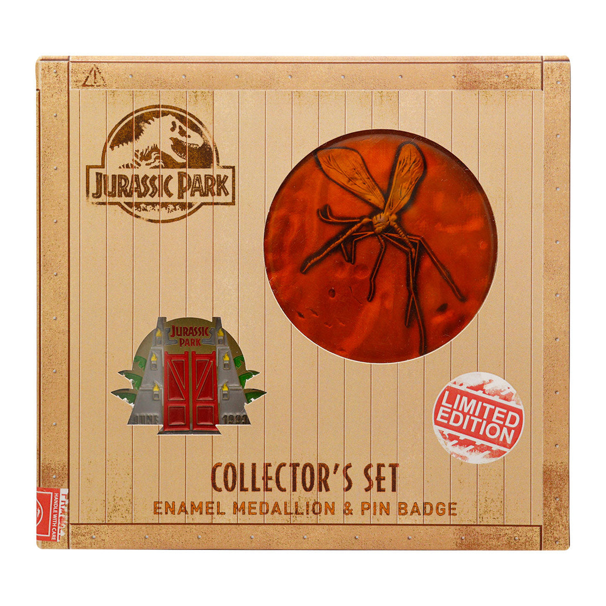Collectible Item Jurassic Park - Medallion and Pin Set