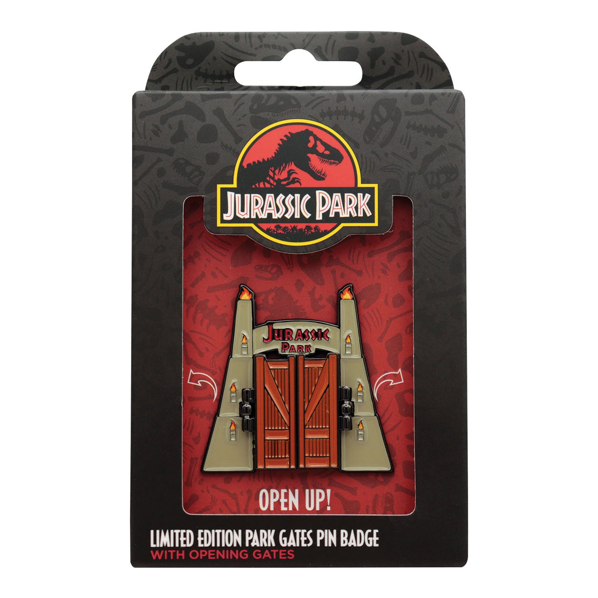 Jurassic Park Pin - Gates Hinged
