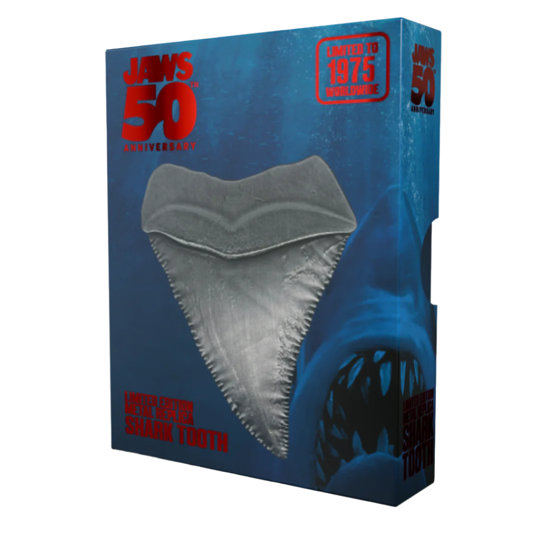 Jaws Collector's Medallion - 50th Anniversary Shark Tooth