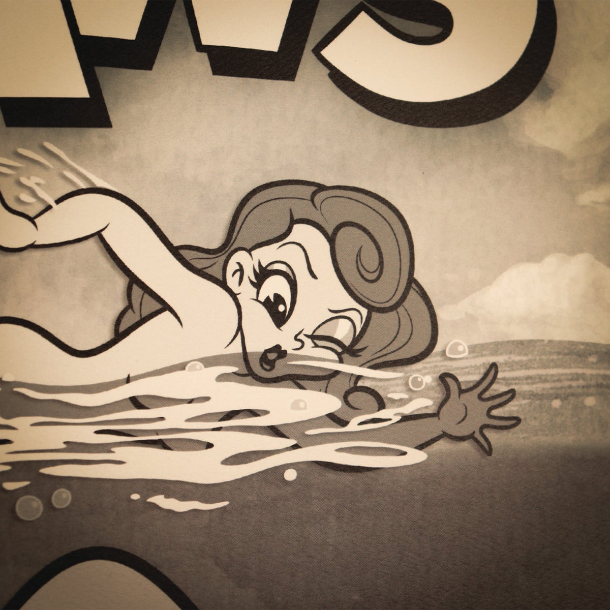 Jaws Collector's Poster - Cartoon style