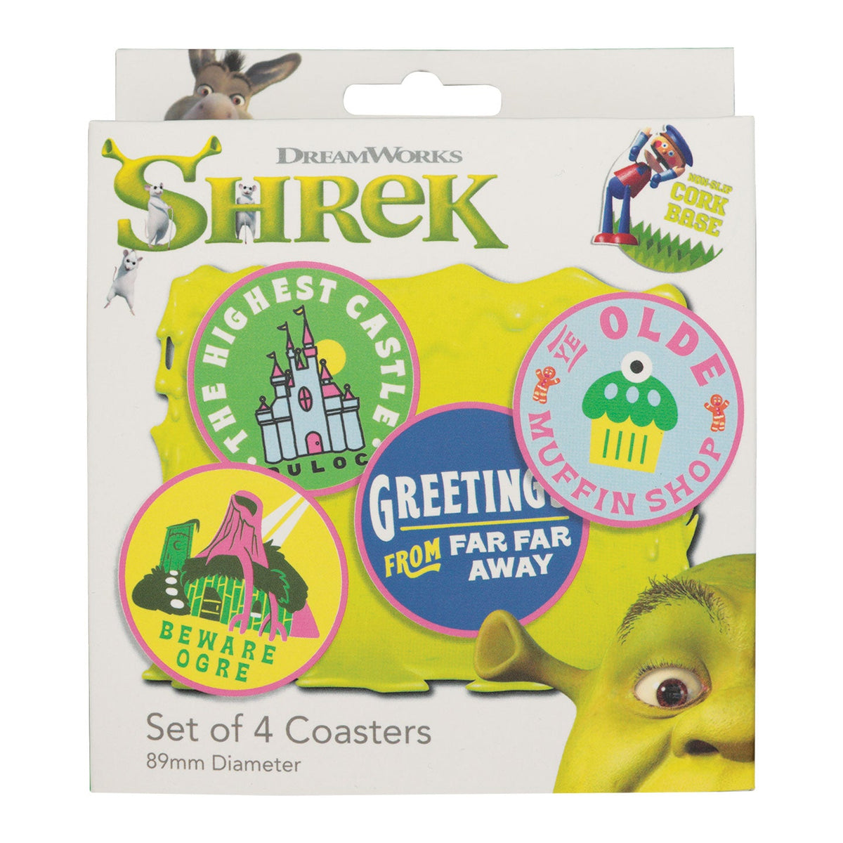Shrek Coasters - 4 Metal