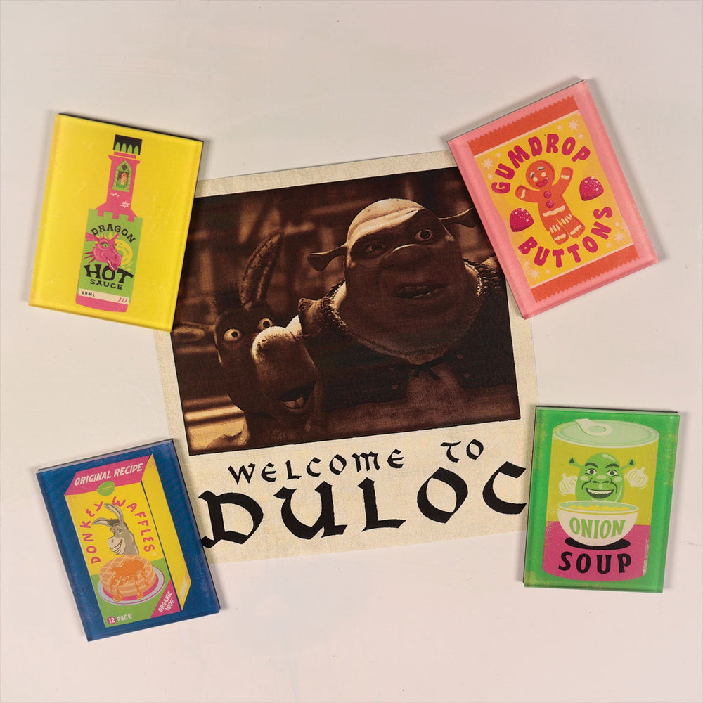Set de 4 magnets Shrek