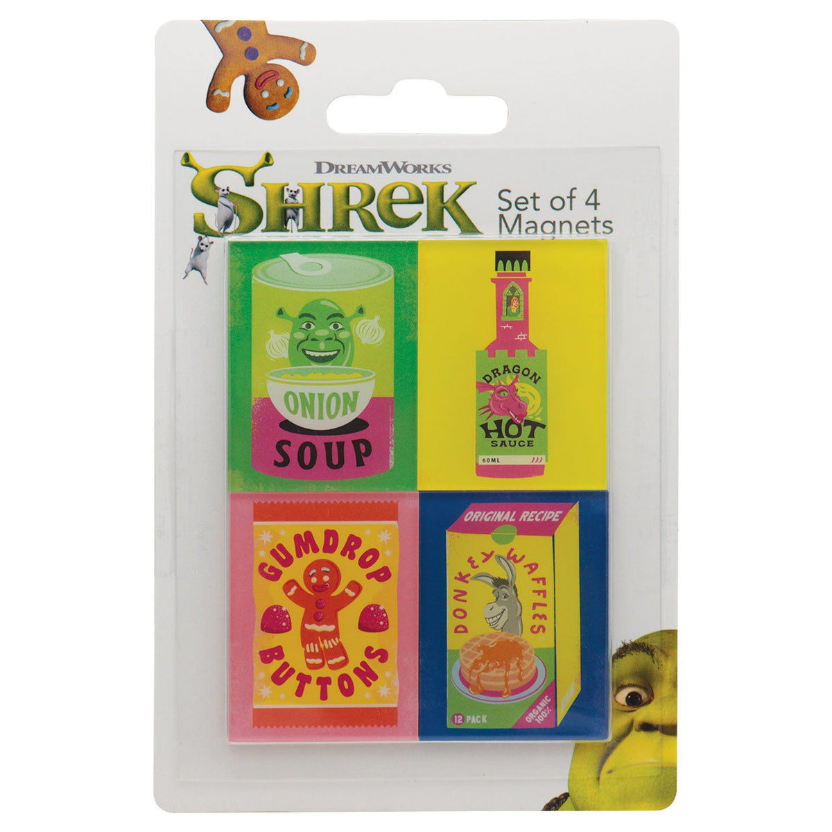 Set of 4 Shrek magnets