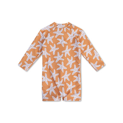 UV Swimsuit Boys - Orange - Seastar