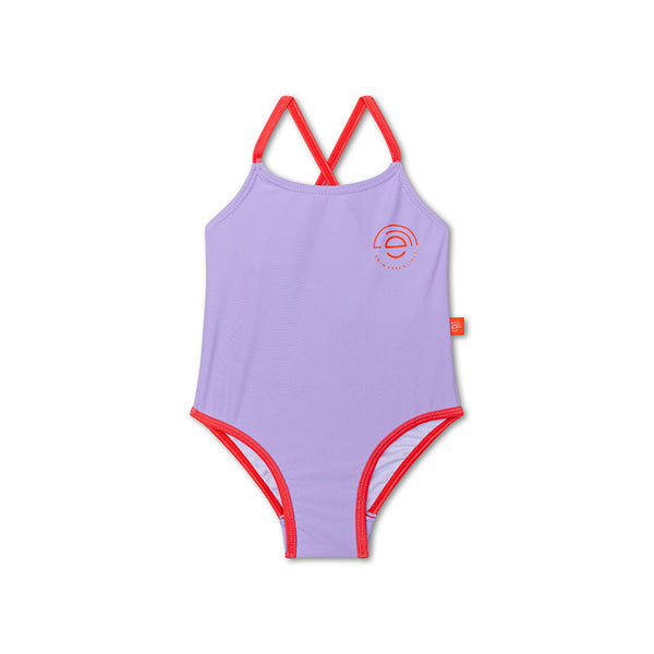 Girls' Swimsuit - Purple - Iconic Tones