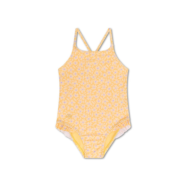 Girls' Swimsuit - Yellow - Florish