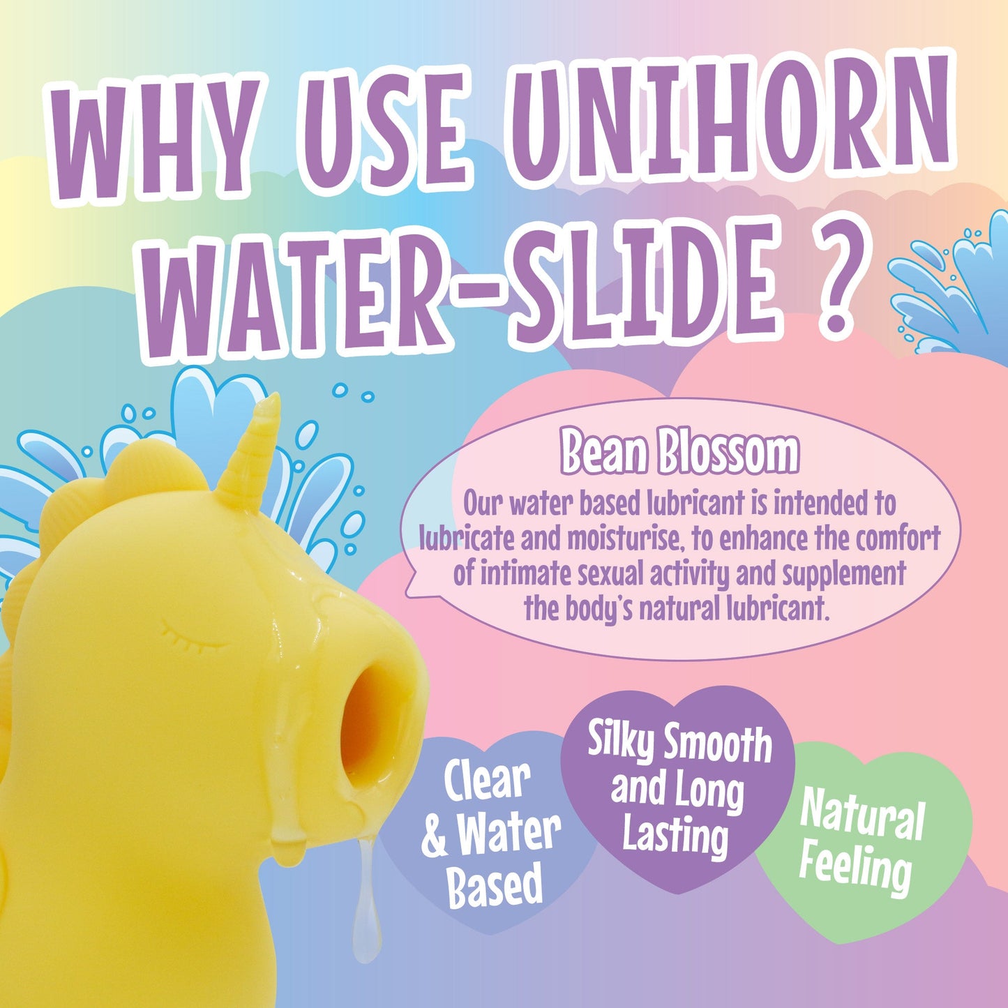 Unihorn Water-Based Lubricant 4.4 fl oz (130ml)